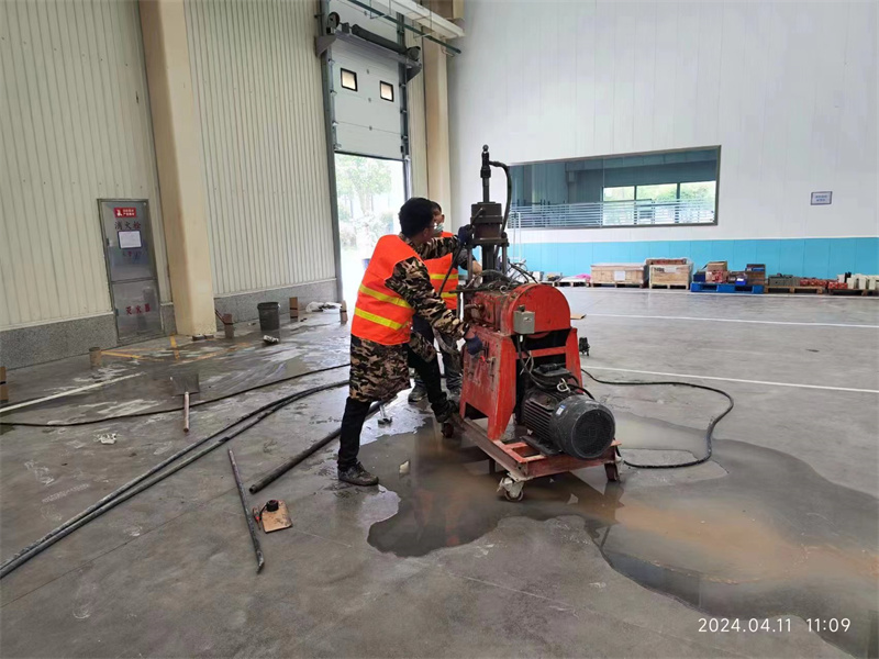 瑞安厂房地面下沉塌陷注浆加固施工